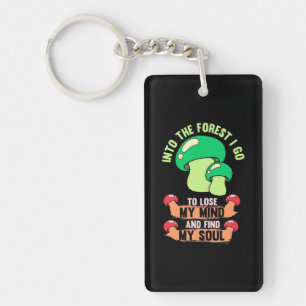 Into The Forest Mushroom Hunter Go Key Ring
