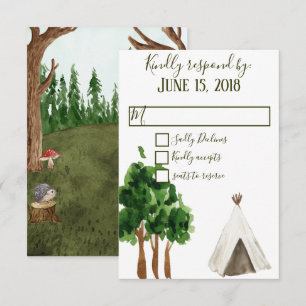Into The Forest RSVP Cards