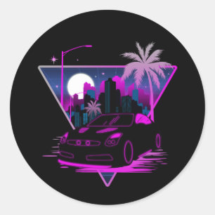 Into The Future Classic Round Sticker