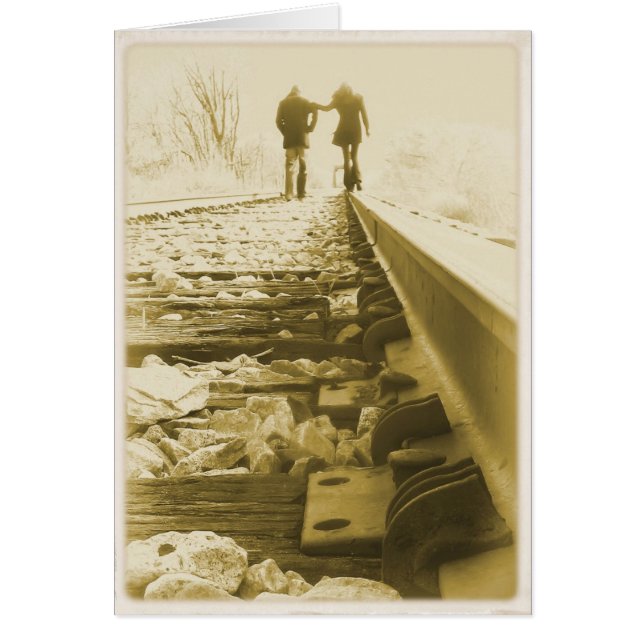 Into the Future Together - Blank Inside Card (Front)