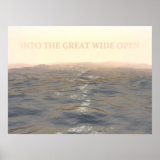 Into the great wide open... poster (Front)