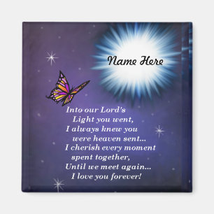 Into The Light Butterfly Magnet