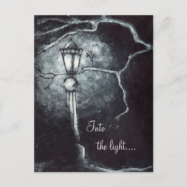 Into the Light Design Postcard (Front)