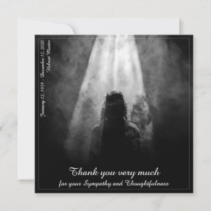 Into the Light - Goodbye My Dear Thank You Card