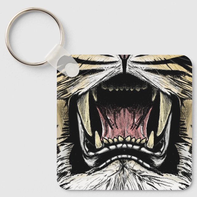 Into the Lion's Mouth keychain (Front)