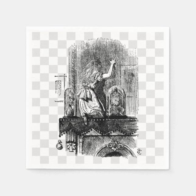 Into the Looking Glass Napkin (Front)