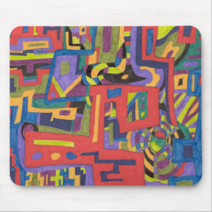 "Into The Net" Abstract Mousepad