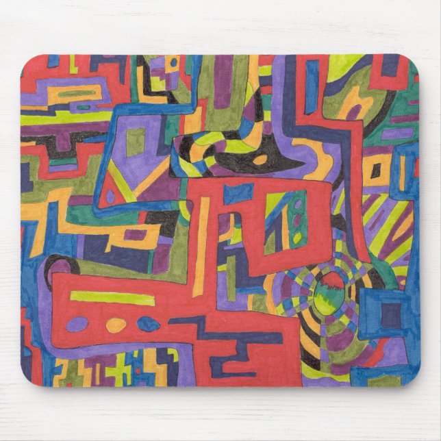 "Into The Net" Abstract Mousepad (Front)