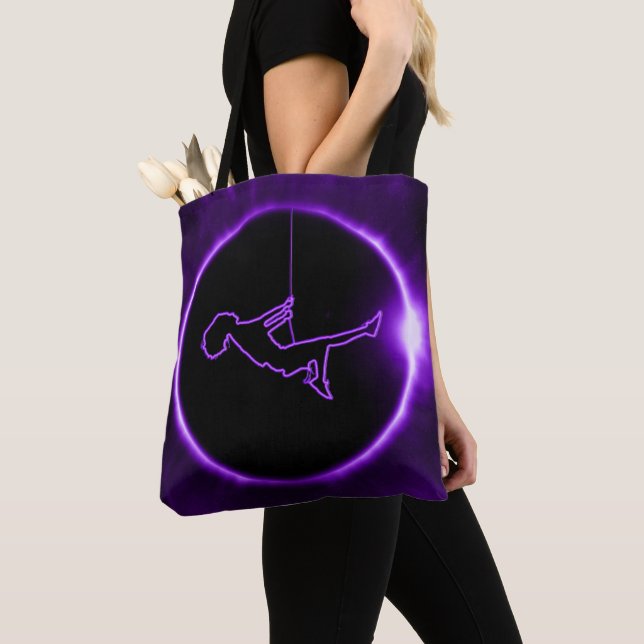 into the purple sun -  tote bag (Close Up)