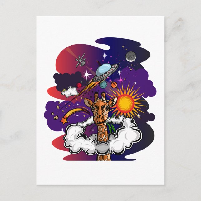 Into The Stars  Postcard (Front)