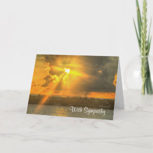 Into the Sunset Sympathy Card