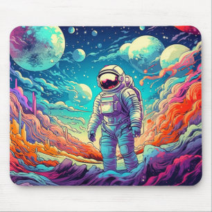 Into The Unknown Illustration Mouse Mat
