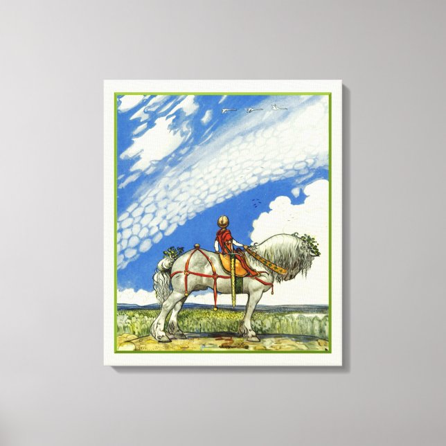 Into the Wide World John Bauer Canvas Print (Front)
