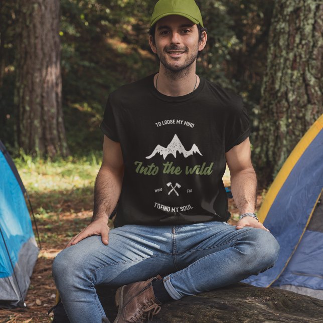 Into the wild adventure enthusiast T-Shirt (Creator Uploaded)