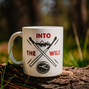Into the Wild Adventure Wilderness Survival Coffee Mug