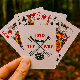 Into the Wild Adventure Wilderness Survival Playing Cards