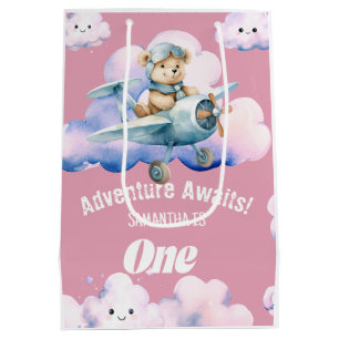 Into the Wild Blue Yonder: Teddy's Birthday Medium Gift Bag