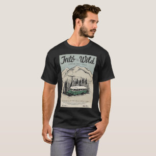 Into the wild design art for t-shirt