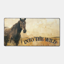 Into the Wild Horse Desktop Mat
