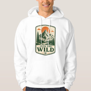 Into The Wild Vintage Explorer T-Shirt Hoodie