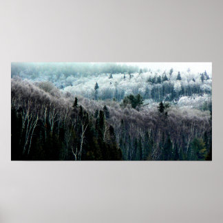 Into the Winter Hills I Print