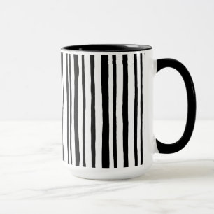 Into the Woods Stripes black RInger Mug