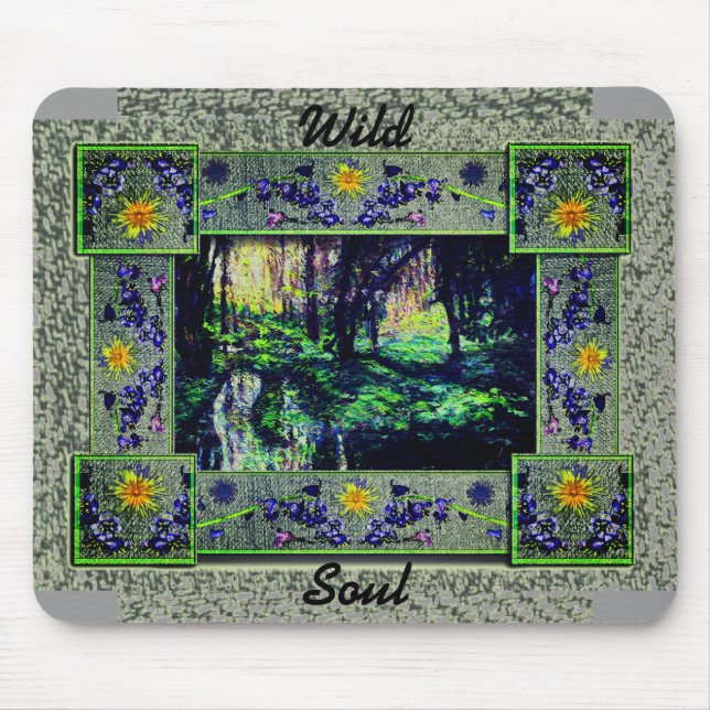 Into the Woods Wild Soul Mouse Pad (Front)