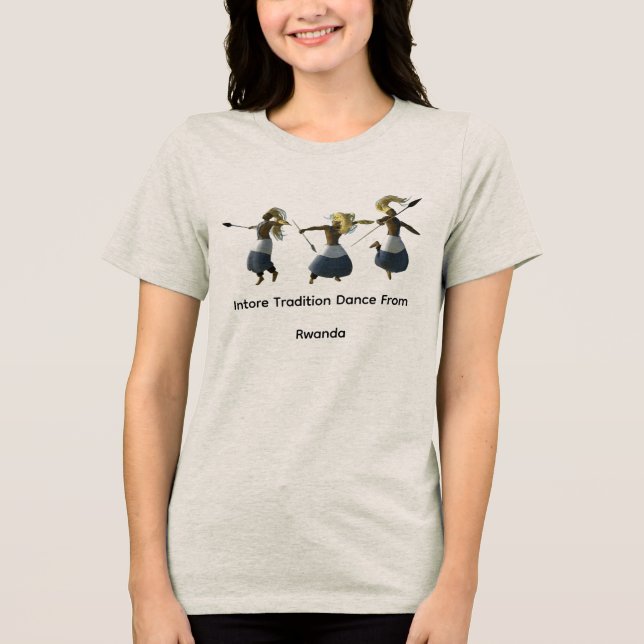 Intore dance from Rwanda  Tri-Blend Shirt (Front)