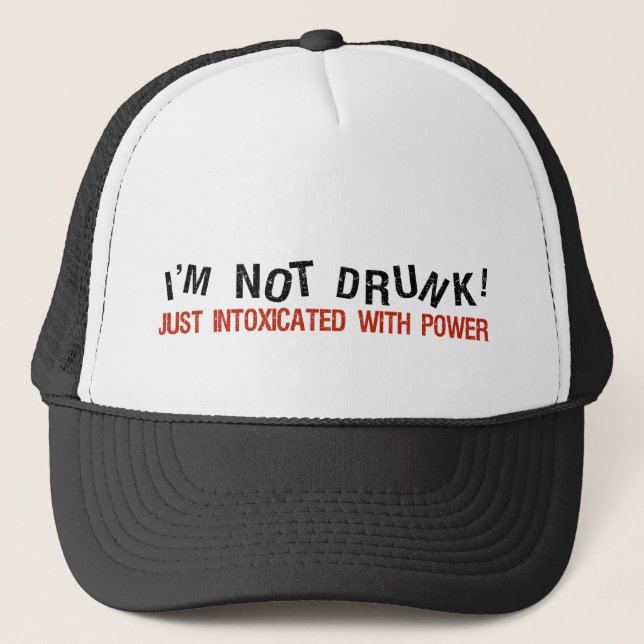 INTOXICATED hat - choose colour (Front)