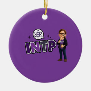 INTP — The Investigative Mind Ceramic Tree Decoration