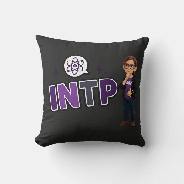 INTP — The Investigative Mind Cushion (Front)
