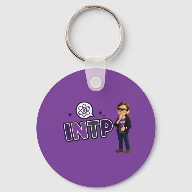 INTP — The Investigative Mind Key Ring (Front)
