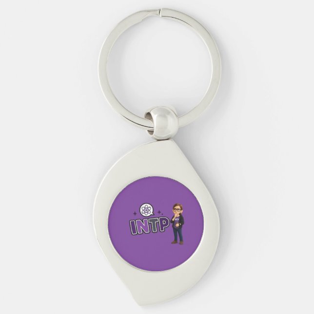 INTP — The Investigative Mind Key Ring (Front)