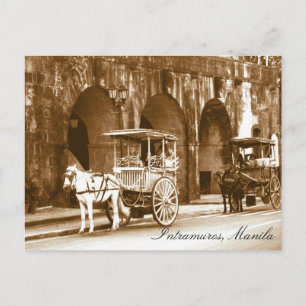 Intramuros Tourist spot Philippines Postcard