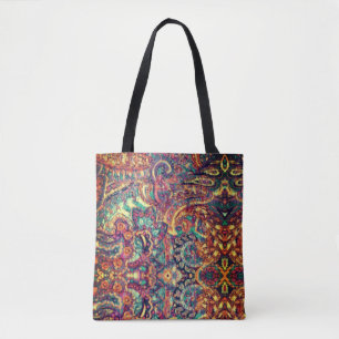 Intricate Artistic Abstract Design Tote Bag