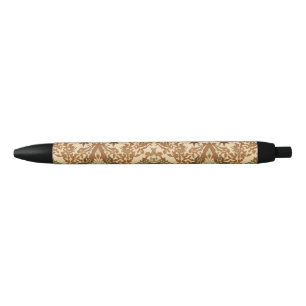 Intricate Bohemian Ethnic Black Ink Pen
