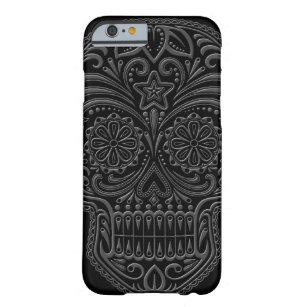 Intricate Dark Sugar Skull Barely There iPhone 6 Case