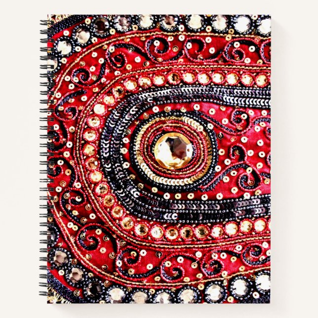 Intricate Embroidery Notebook (Front)