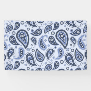 Intricate Floral Paisley Print Design Banner