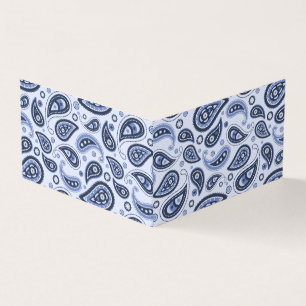 Intricate Floral Paisley Print Design Business Card