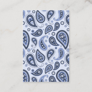 Intricate Floral Paisley Print Design Business Card