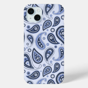 Intricate Floral Paisley Print Design iPhone 15 Mini Case