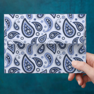 Intricate Floral Paisley Print Design Envelope