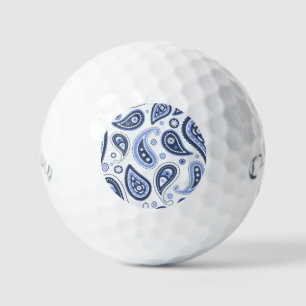 Intricate Floral Paisley Print Design Golf Balls