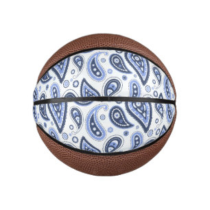 Intricate Floral Paisley Print Design Mini Basketball