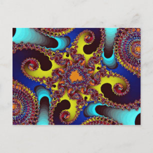 Intricate Fractal Postcard