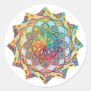 Intricate Geometric Mandala Sticker