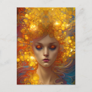 Intricate Glowing Scenic Hyperdetailed Lovely Royo Postcard