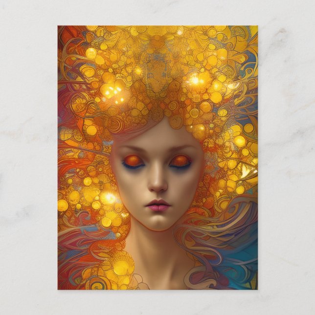 Intricate Glowing Scenic Hyperdetailed Lovely Royo Postcard (Front)