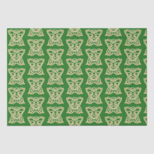 Intricate Gold Celtic Butterfly Pattern  Tissue Paper